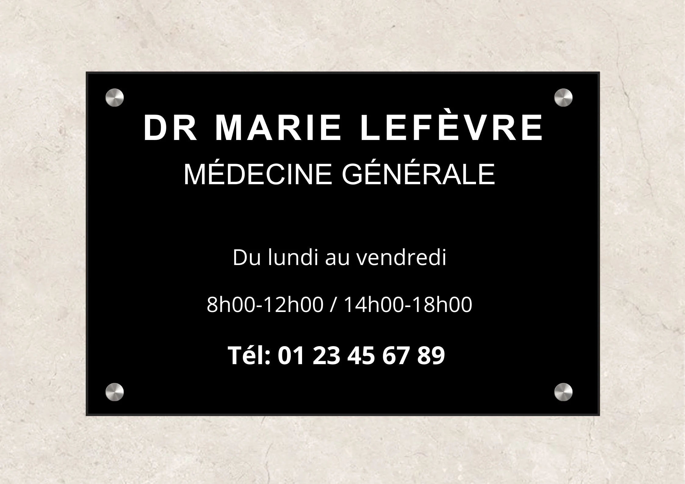 Plaque Médecin