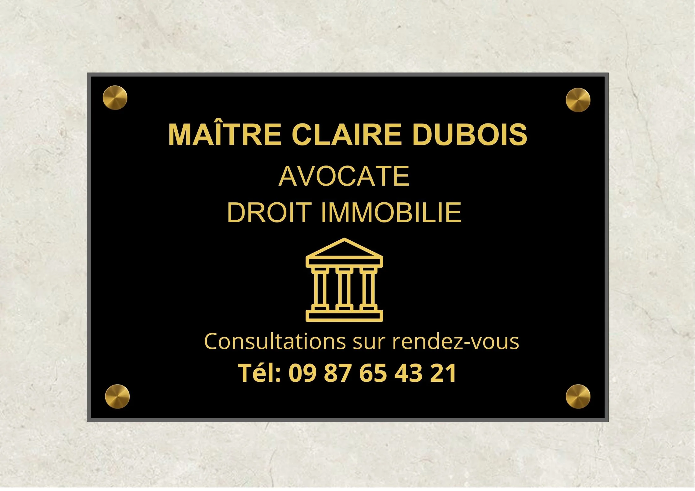 Plaque Avocat